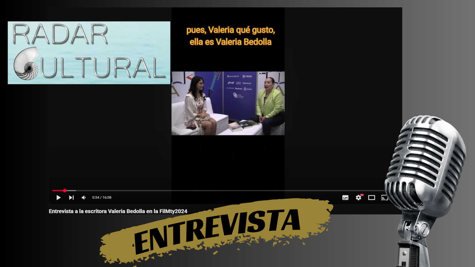 Entrevista Radar Cultural